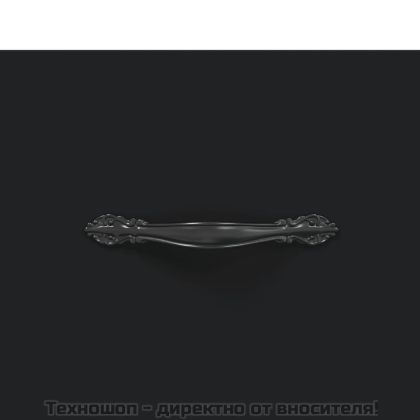 Сайдборд, черен, 69,5x34x90 см, инженерно дърво