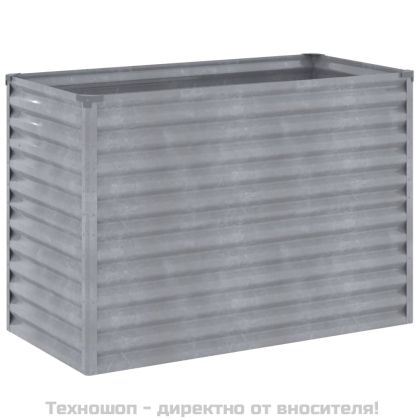 Повдигната градинска леха 100x50x69 см, кортенова стомана