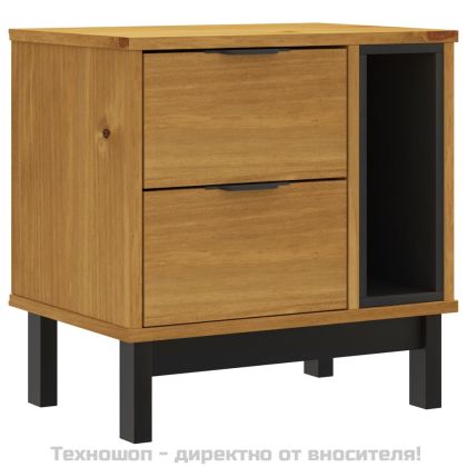 Нощно шкафче FLAM 49x35x50 см бор масив