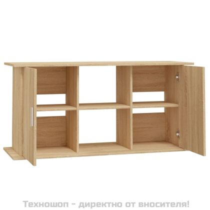 Стойка за аквариум, дъб сонома, 121x41x58 см, инженерно дърво