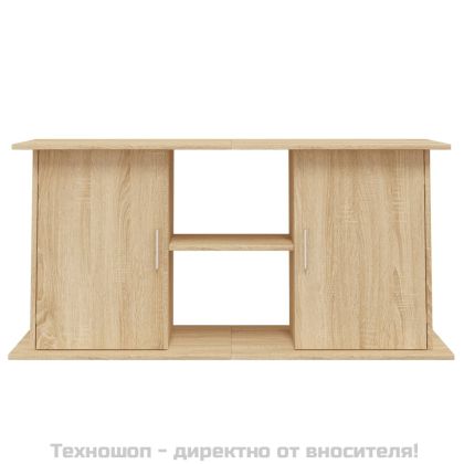 Стойка за аквариум, дъб сонома, 121x41x58 см, инженерно дърво