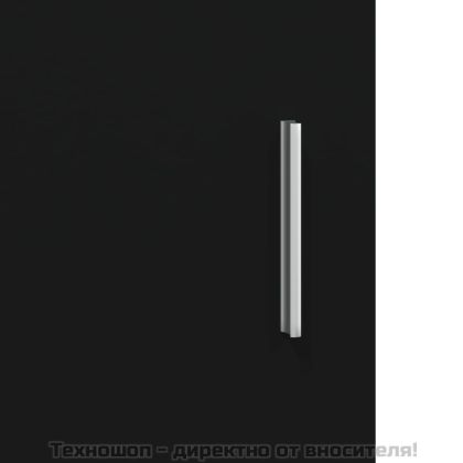 Поставка за аквариум, черна, 101x41x58 см, инженерно дърво