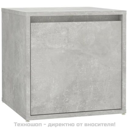 Комплект мебели за антре, бетонно сиви, инженерно дърво