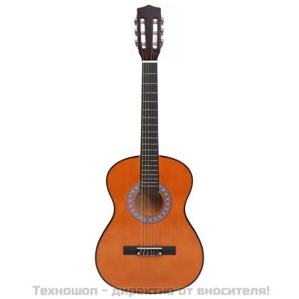 Класическа китара за начинаещи и деца, 3/4, 36", липово дърво