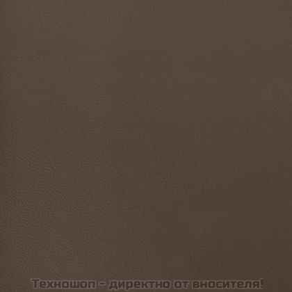 Рамка за легло, кафява, 140x200 см изкуствена кожа