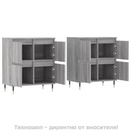 Сайдборди, 2 бр, сив сонома, инженерно дърво