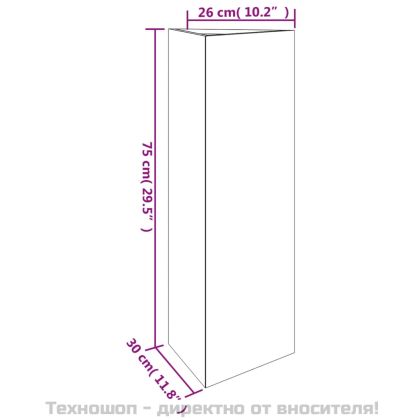 Градинска кашпа, 30x26x75 см, кортенова стомана