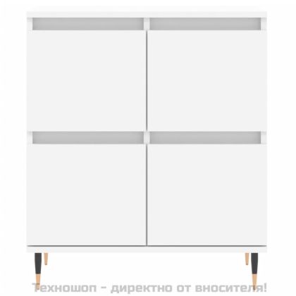 Сайдборди, 2 бр, бели, инженерно дърво