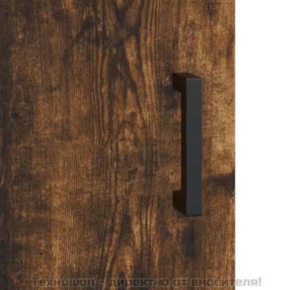 Сайдборд, опушен дъб, 69,5x34x90 см, инженерно дърво