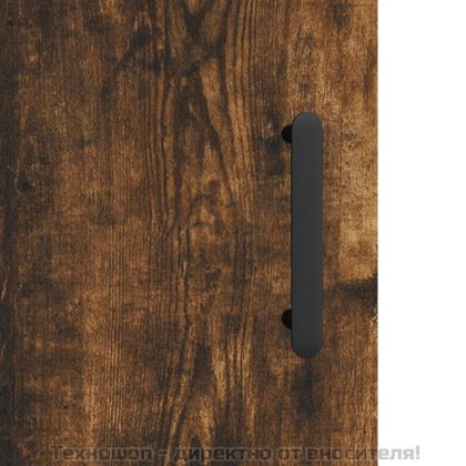 Сайдборд, опушен дъб, 69,5x34x90 см, инженерно дърво