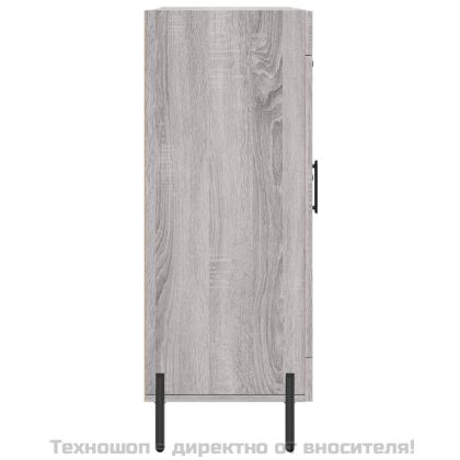 Сайдборд, сив сонома, 69,5x34x90 см, инженерно дърво