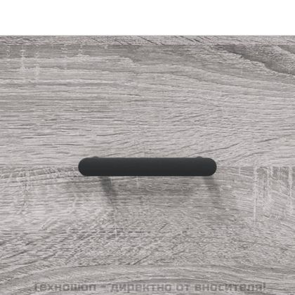 Сайдборд, сив сонома, 69,5x34x90 см, инженерно дърво