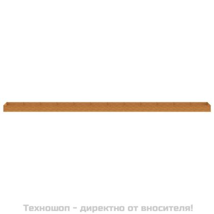 Градинска повдигната леха 1150x100x36 см кортенова стомана