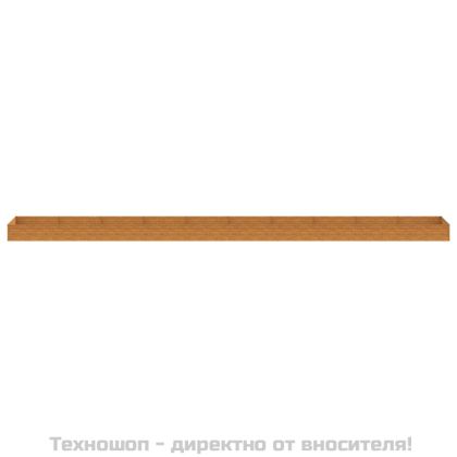 Градинска повдигната леха 960x100x36 см кортенова стомана