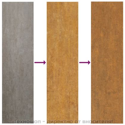 Градинска повдигната леха 960x100x36 см кортенова стомана