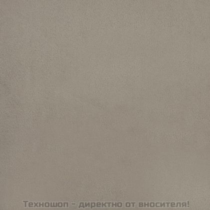 Релаксиращ стол с табуретка, светлосив, кадифе