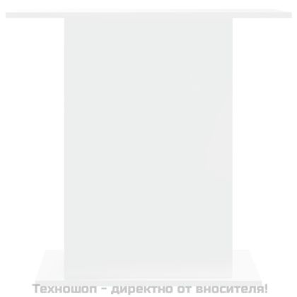 Стойка за аквариум, бяла, 75x36x72,5 см, инженерно дърво