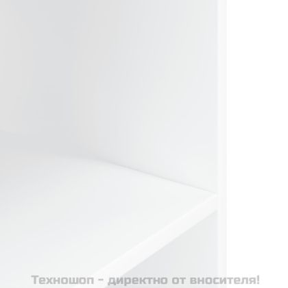 Стойка за аквариум, бяла, 75x36x72,5 см, инженерно дърво