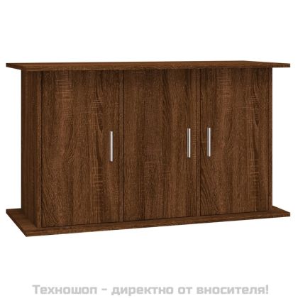 Поставка за аквариум, кафяв дъб, 101x41x58 см, инженерно дърво