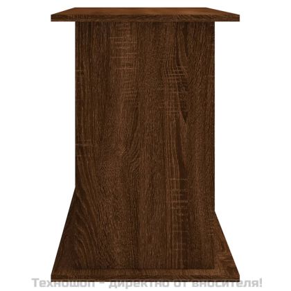 Поставка за аквариум, кафяв дъб, 101x41x58 см, инженерно дърво