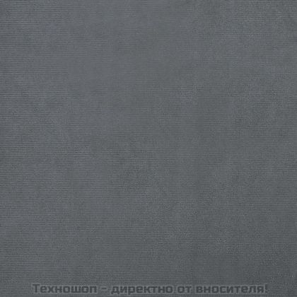 Кучешко легло тъмносиво 70x45x30 см кадифе