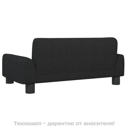 Кучешко легло черно 70x45x30 см кадифе