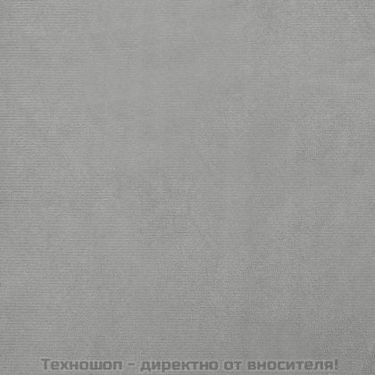 Кучешко легло светлосиво 60x40x30 см кадифе