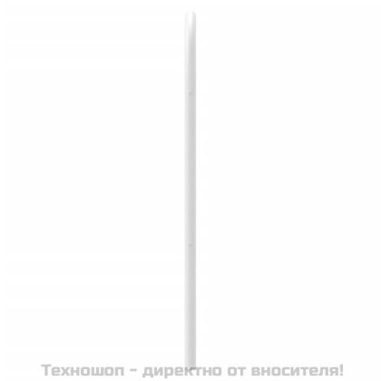 Метална табла за глава, бяла, 100 см
