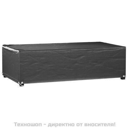 Калъф за градинска мебел 2 бр 8 капси 125x70x35 см правоъгълни