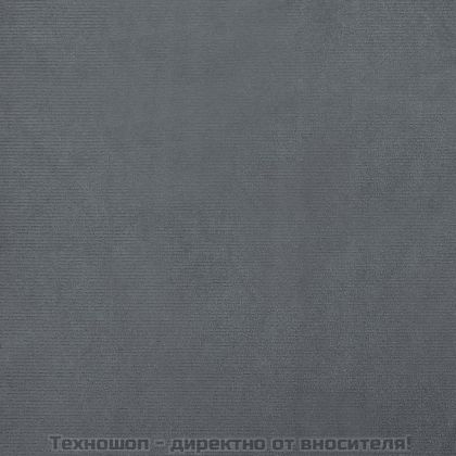 Детски диван, тъмносив, 60x40x30 см, кадифе