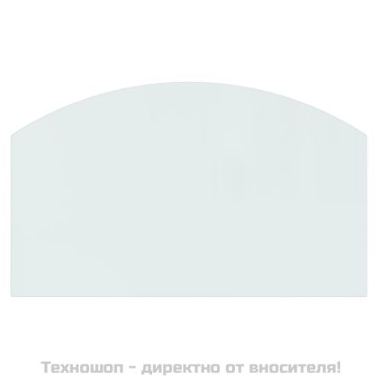 Стъклена подложка за камина, 100x60 см