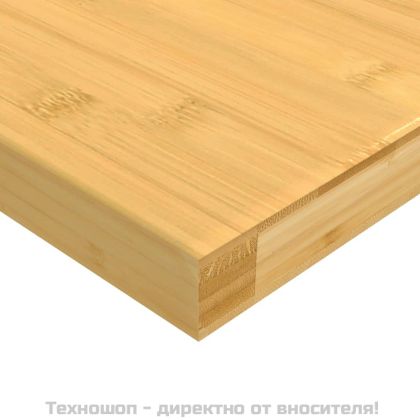 Стенен рафт 40x20x2,5 см бамбук