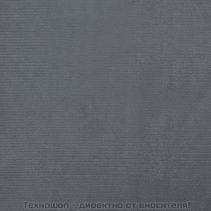 Кучешко легло тъмносиво 80x45x30 см кадифе