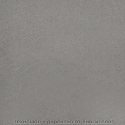 Релакс стол, светлосив, кадифе