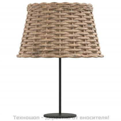 Абажур за лампа кафяв Ø38x23 см ракита