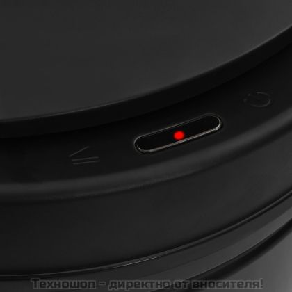 Кош за смет с автоматичен сензор 70 л въглеродна стомана черен