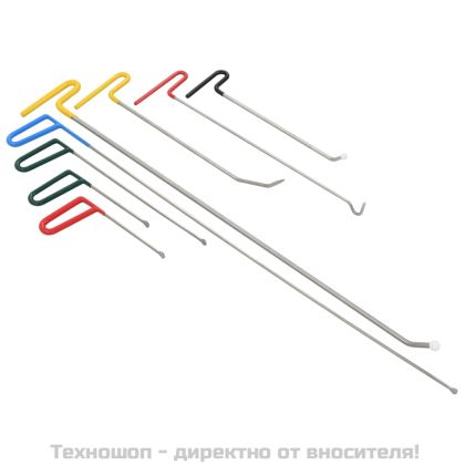 Комплект за вдлъбнатини без боя, 8 части, неръждаема стомана