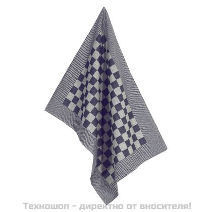 Кухненски кърпи 20 бр синьо и бяло 50x70 см памук