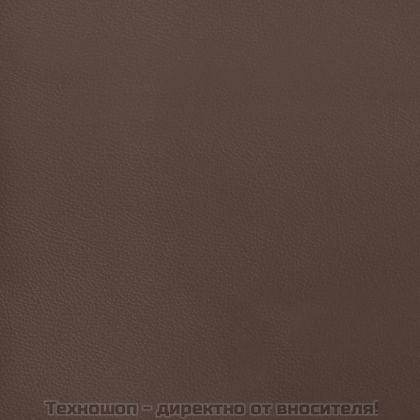 Рамка за легло с пружини кафява 160x200 см изкуствена кожа