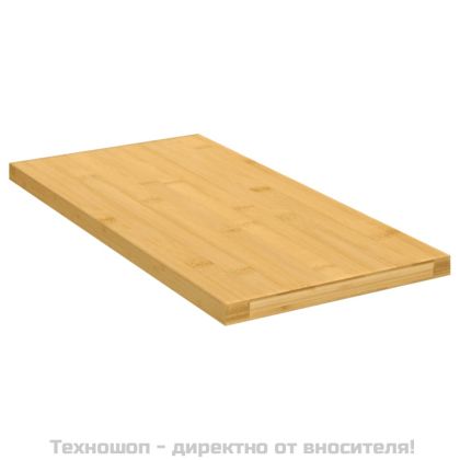 Стенен рафт 40x20x1,5 см бамбук