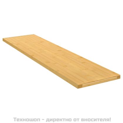 Стенен рафт 80x20x1,5 см бамбук