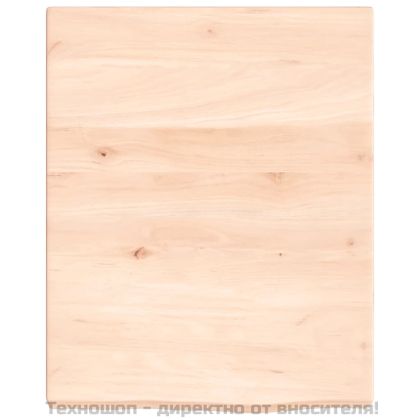 Стенен рафт, 40x50x(2-4) см, необработен масивен дъб