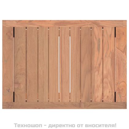 Помощна маса за баня 50x35x45 см тиково дърво масив