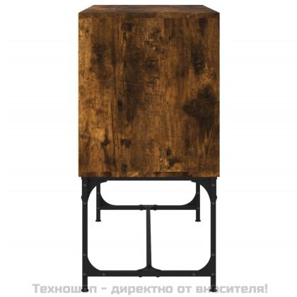 Бюфет опушен дъб 100x40x79,5 см инженерно дърво