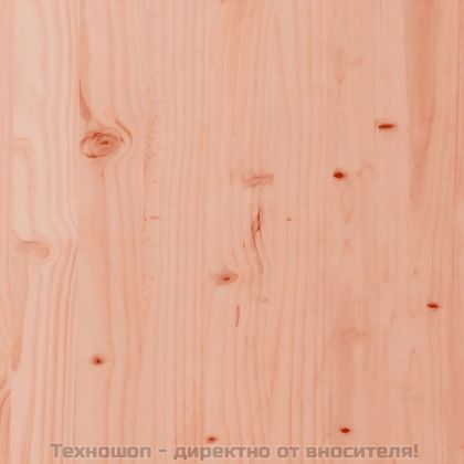 Градинска пейка дизайн габион 33x31x42 см дугласко дърво масив