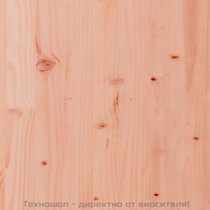 Градинска пейка дизайн габион 203x44x42 см дугласко дърво масив