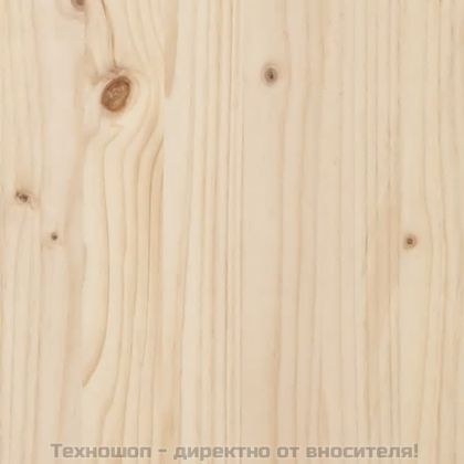 Градинска пейка габионен дизайн 103x44x42 см борово дърво масив