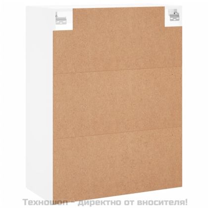 Стенни шкафове, 2 бр, бели, инженерно дърво