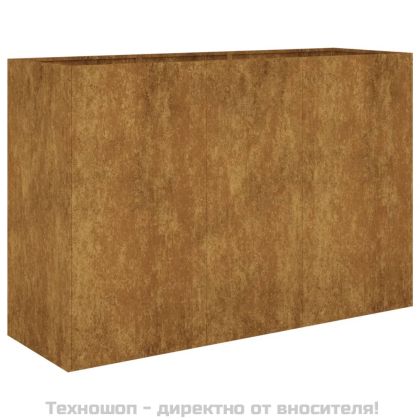 Градинска повдигната леха 120x40x80 см кортенова стомана