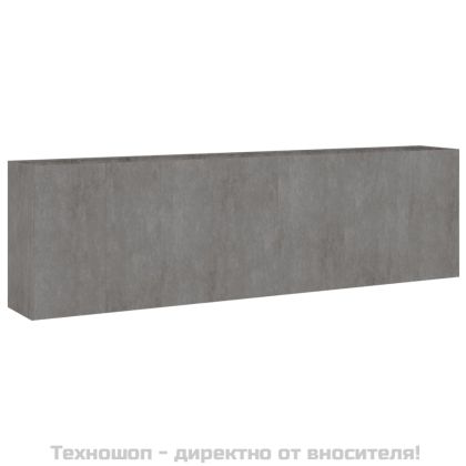 Градинска повдигната леха 280x40x80 см кортенова стомана